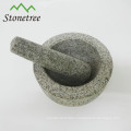 6 Inch Unpolished Granite Mortar and Pestle